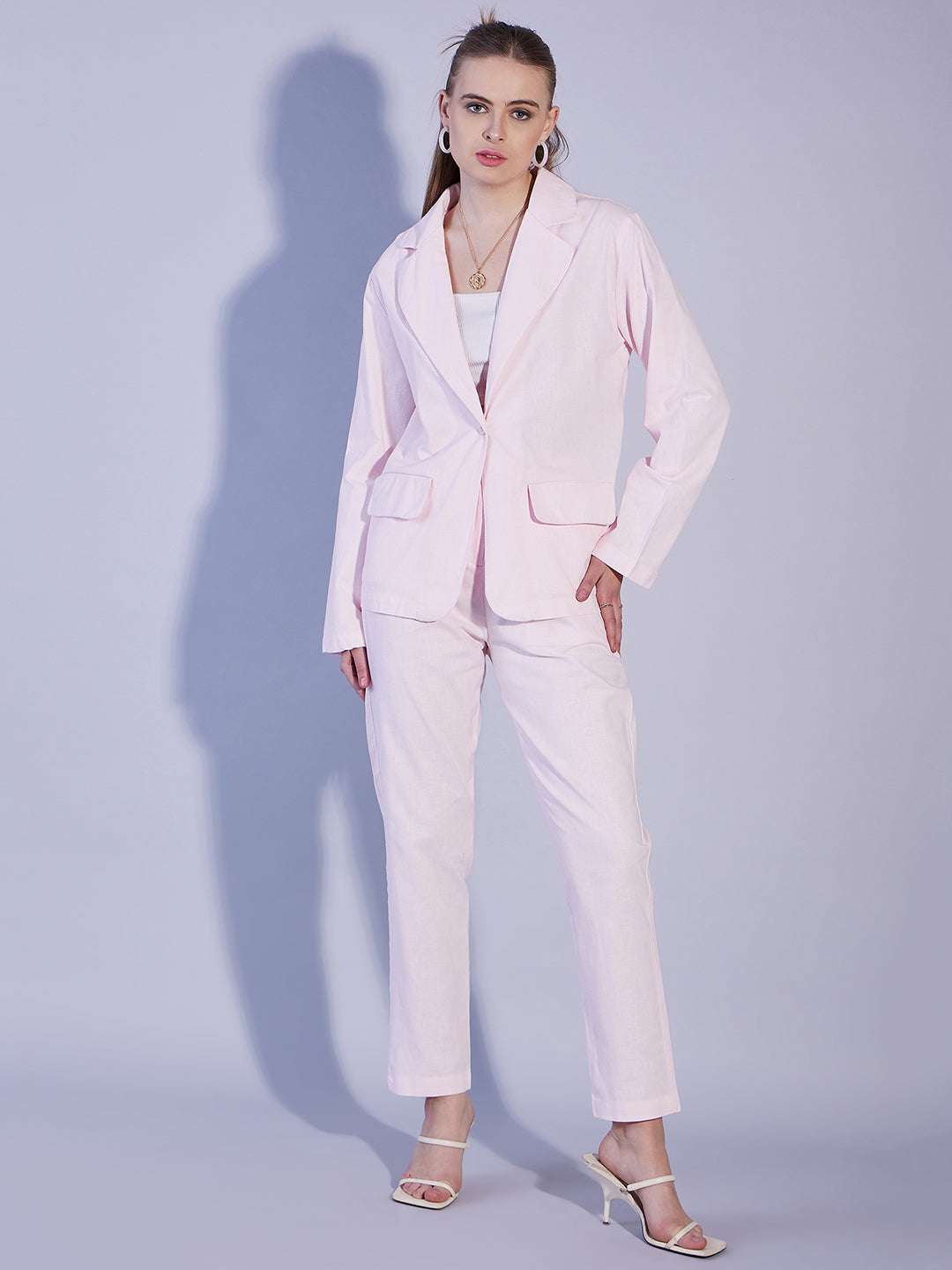 Women's Solid Co-Ords Set