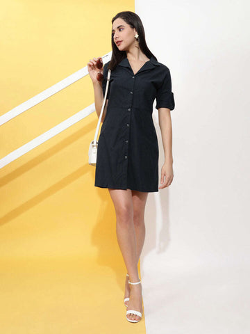 Women's Linen Shirt Dress