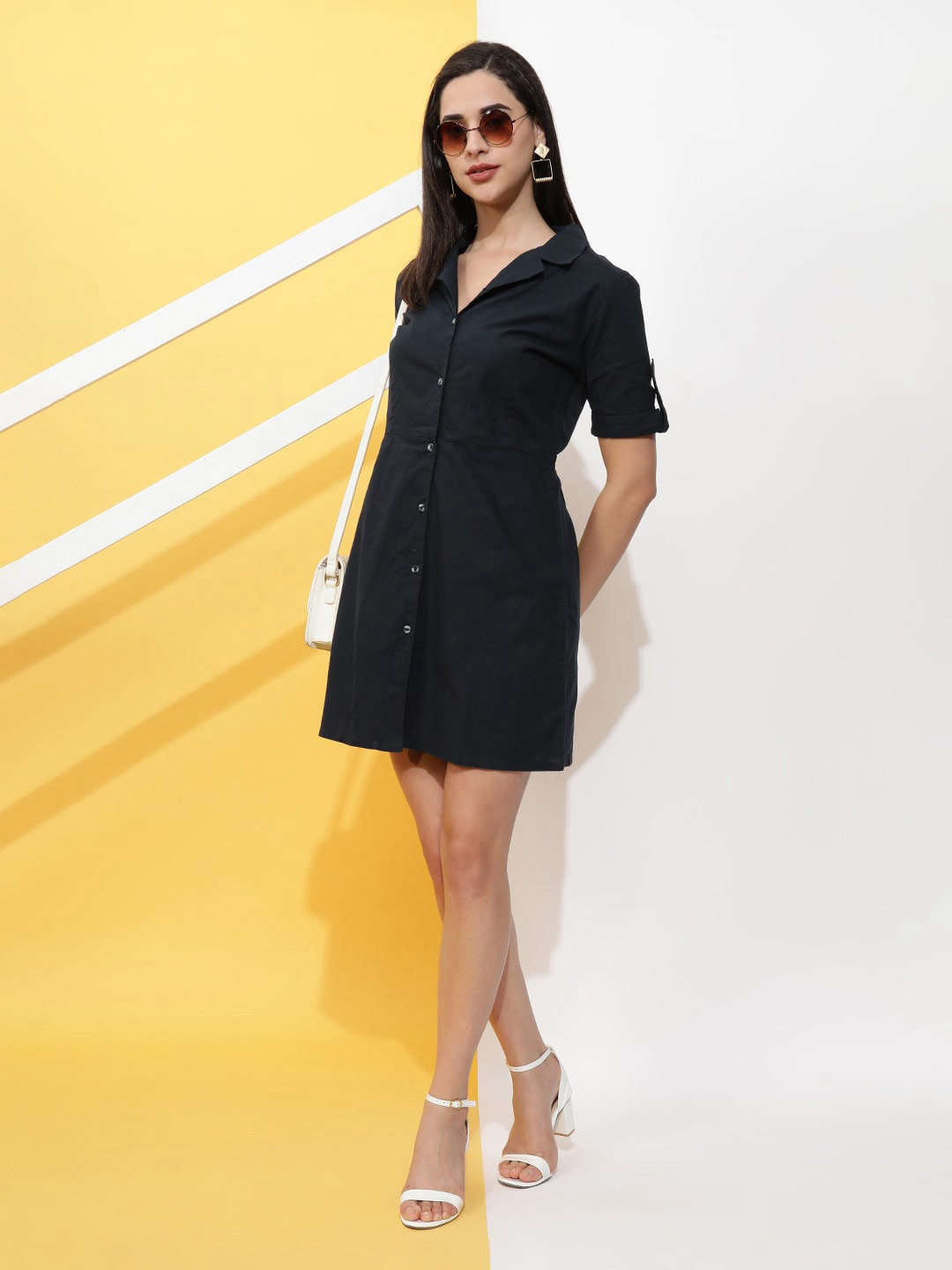 Women's Linen Shirt Dress
