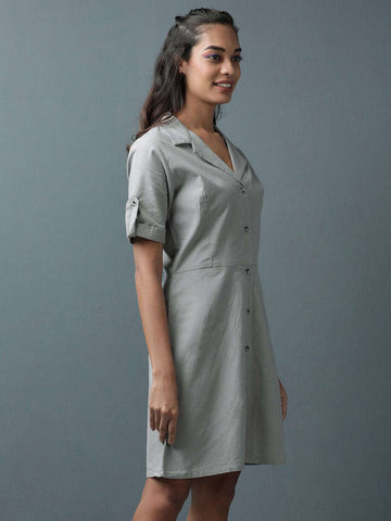 Women's Linen Shirt Dress