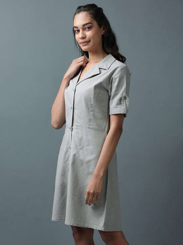 Women's Linen Shirt Dress