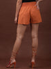 Women's Linen Smocked Shorts
