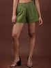 Women's Linen Smocked Shorts