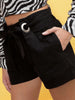Women's Linen Pleated Shorts