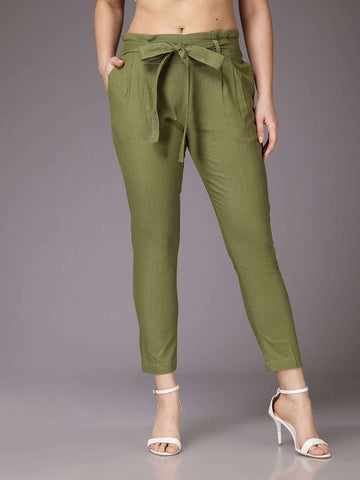 Women's Solid Trouser