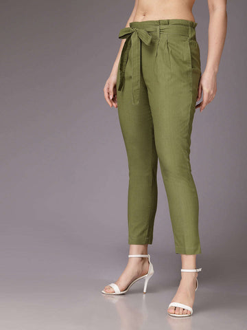 Women's Solid Trouser