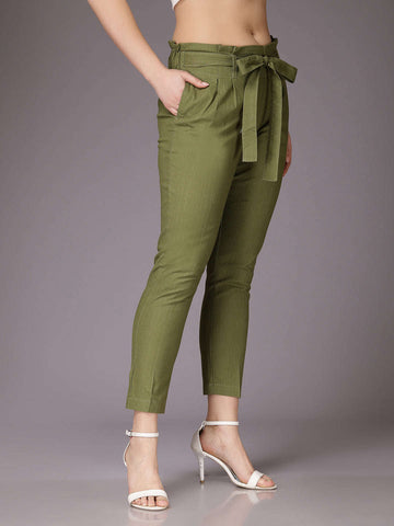 Women's Solid Trouser
