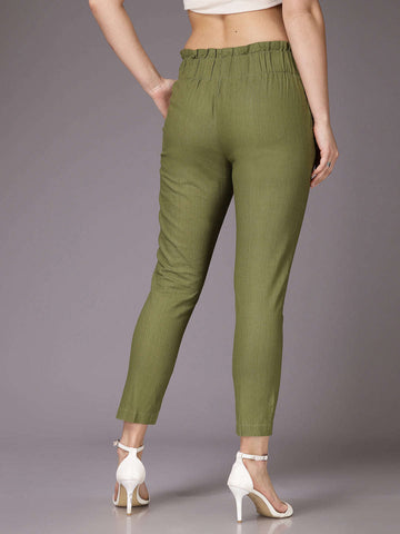 Women's Solid Trouser