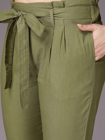 Women's Solid Trouser