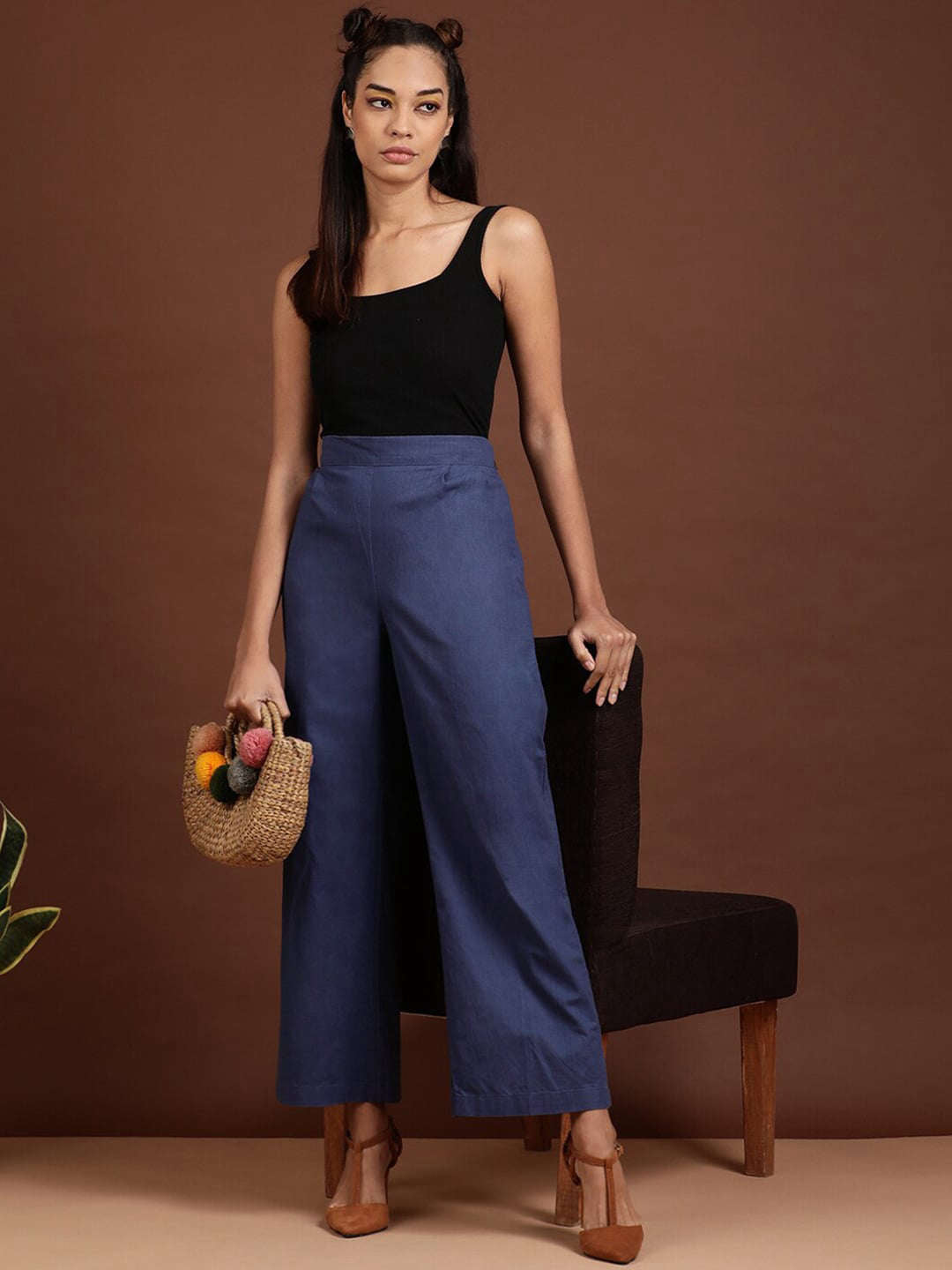 Women's Linen Flare Pant