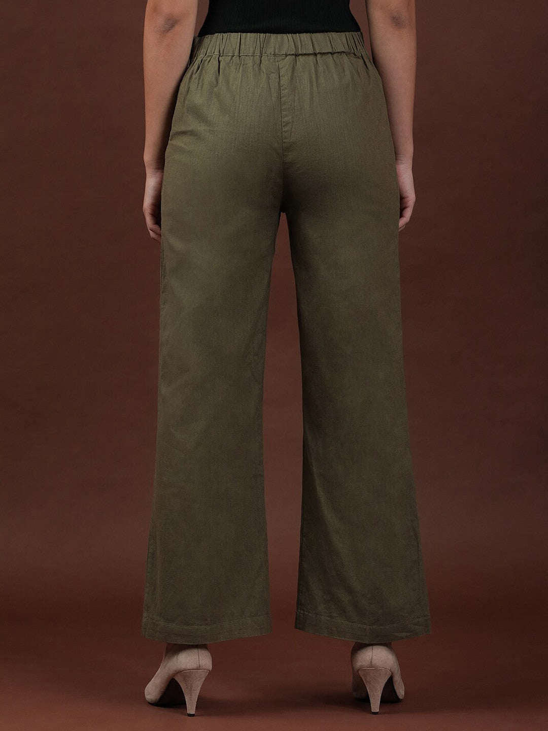 Women's Linen Flare Pant