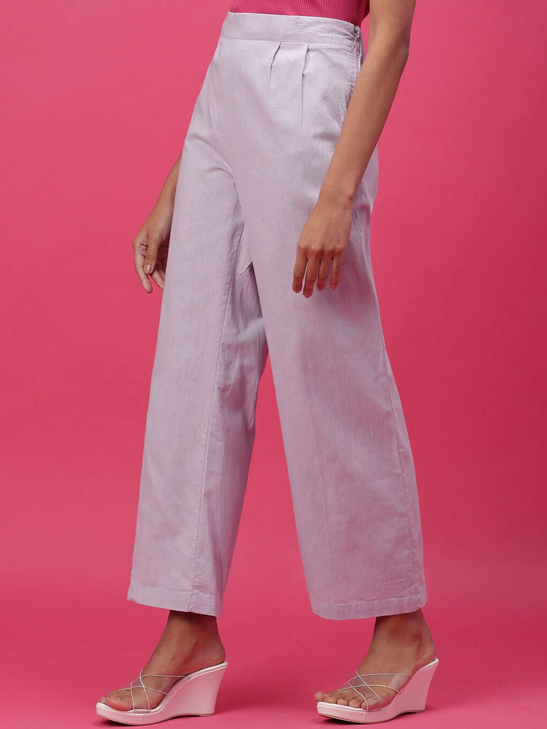 Women's Linen Flare Pant