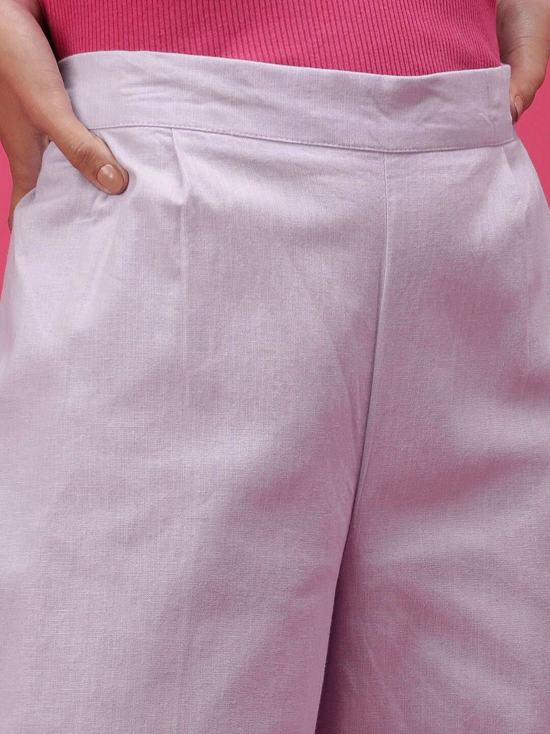 Women's Linen Flare Pant