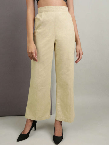 Women's Linen Flare Pant