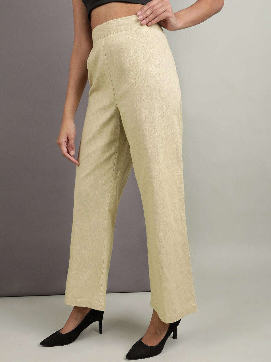 Women's Linen Flare Pant