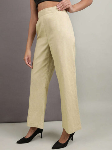 Women's Linen Flare Pant