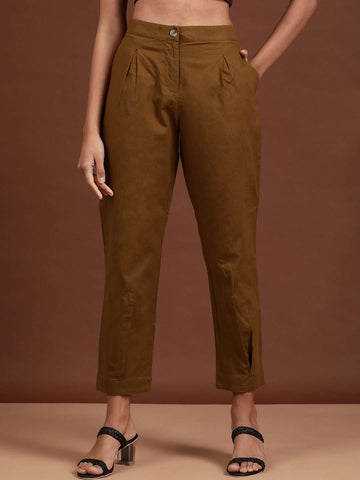 Women's Linen Pleated Pant