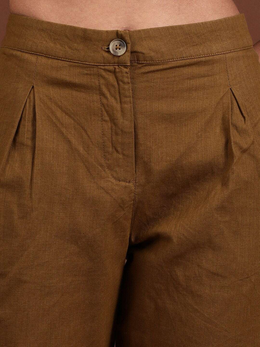 Women's Linen Pleated Pant