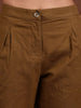 Women's Linen Pleated Pant