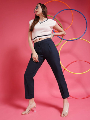 Women's Linen Pleated Pant