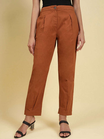 Women's Linen Pleated Pant