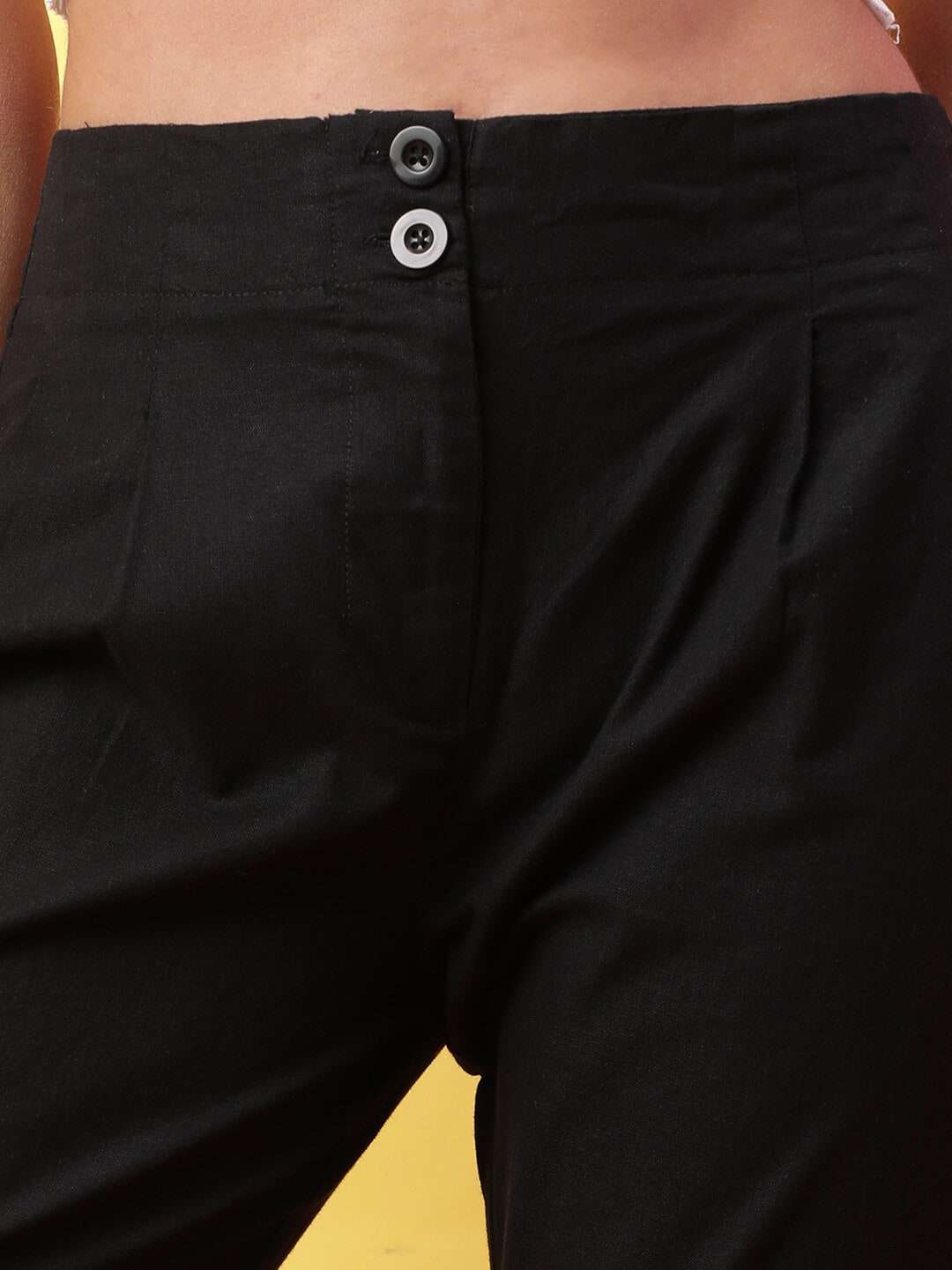 Women's High Waist Pleated Pant