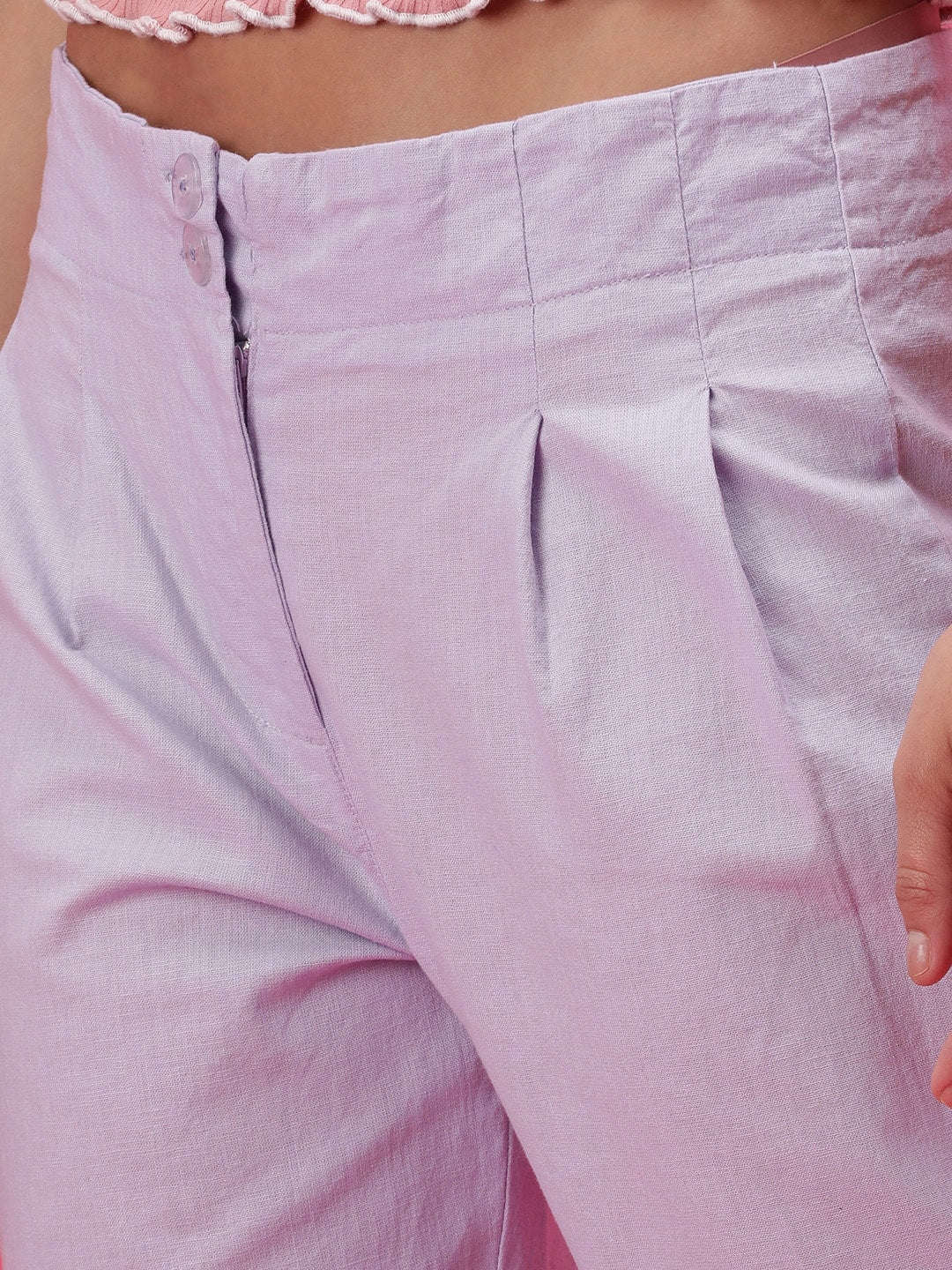 Women's High Waist Pleated Pant