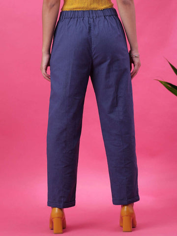 Women's Linen Pleated Pant