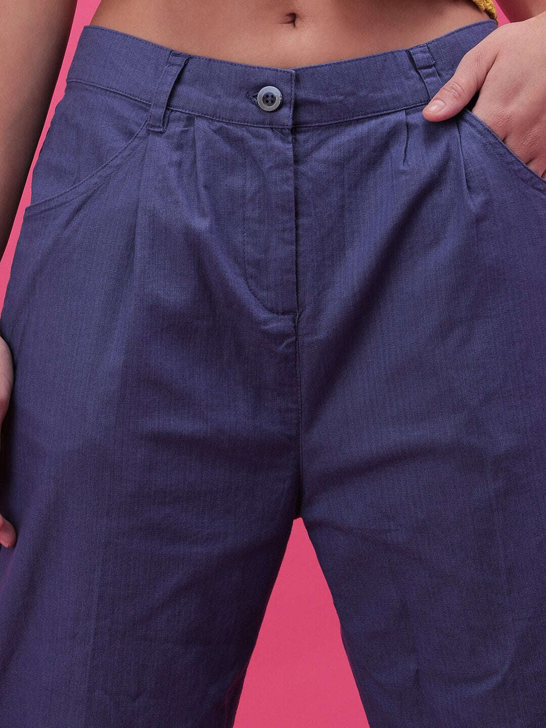 Women's Linen Pleated Pant