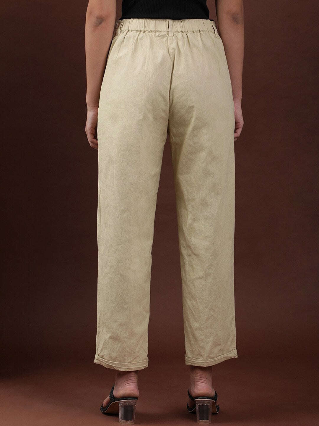 Women's Linen Pleated Pant
