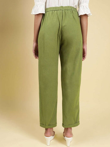 Women's Linen Pleated Pant