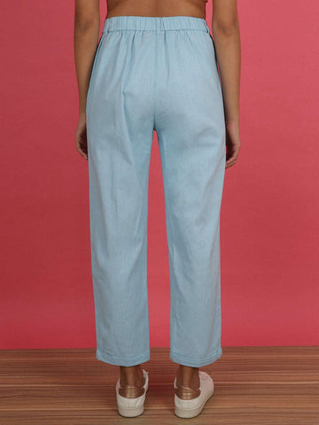 Women's Linen Pleated Pant