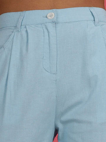 Women's Linen Pleated Pant
