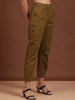 Women's Elasticated Waist Cuffed Trouser