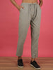 Women's Elasticated Waist Cuffed Trouser