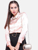 Women's Solid Satin Shirt