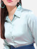 Women's Solid Satin Shirt