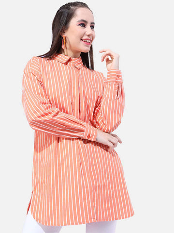 Women's Striped Oversized Shirt