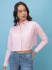 Women's Cropped Solid Shirt
