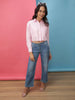 Women's Cropped Solid Shirt