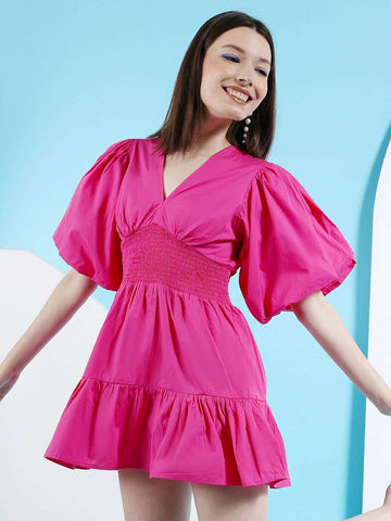 Women's Fit And Flare A-Line Dress