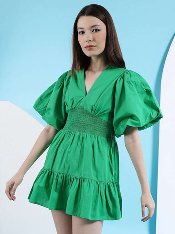 Women's Fit And Flare A-Line Dress