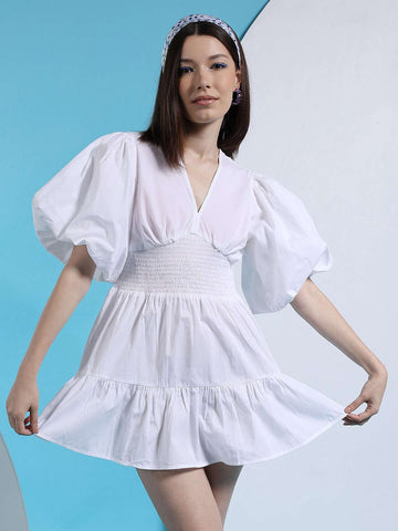 Women's Fit And Flare A-Line Dress