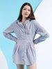 Women's Fit And Flare Shirt Dress