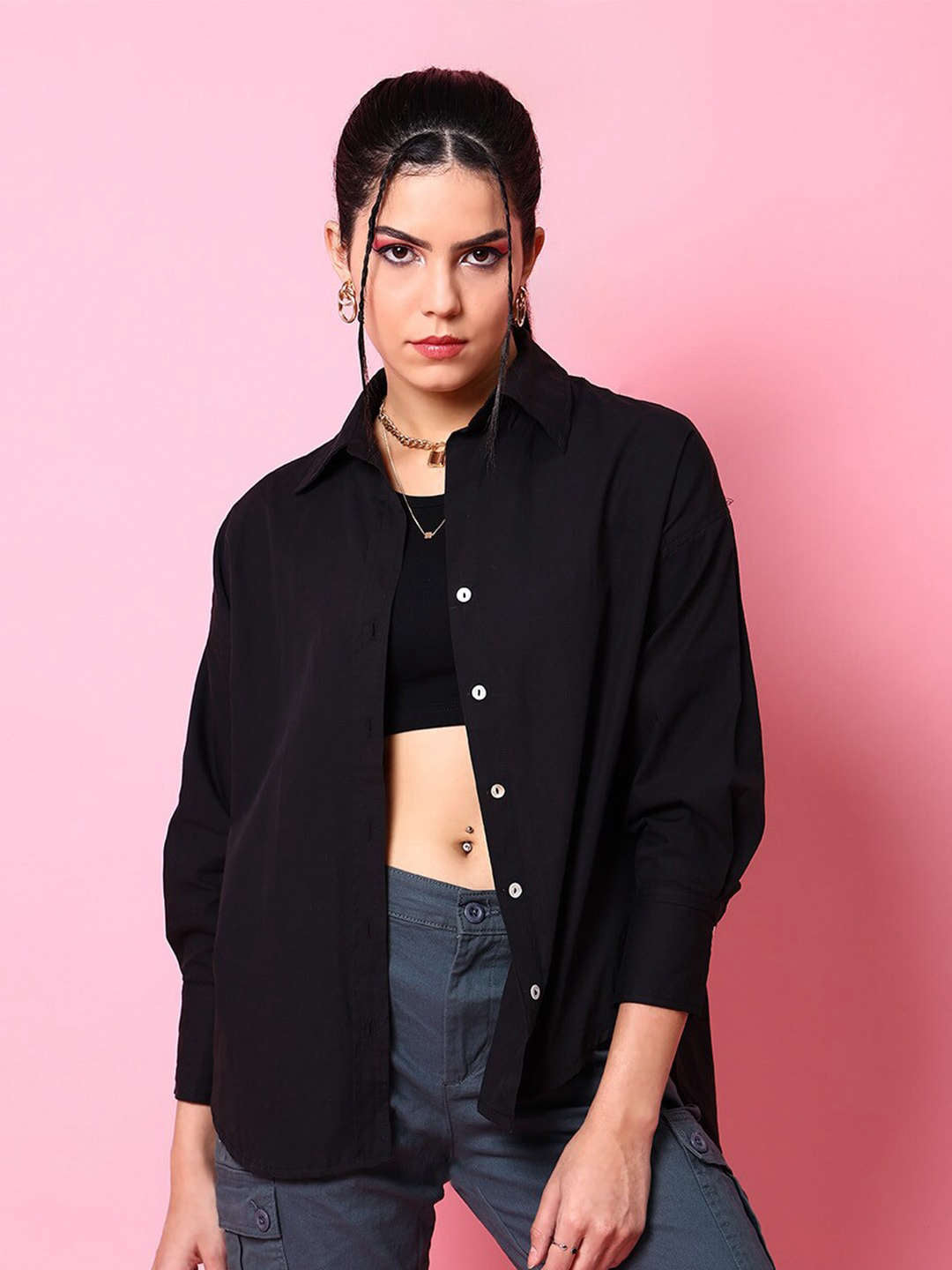 Women's Oversized Boyfriend Shirt