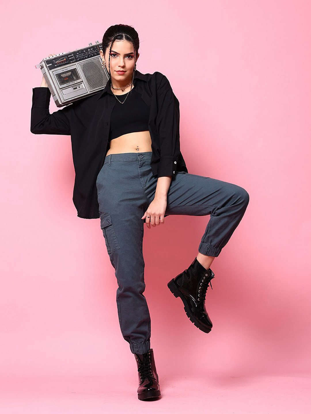 Women's Oversized Boyfriend Shirt