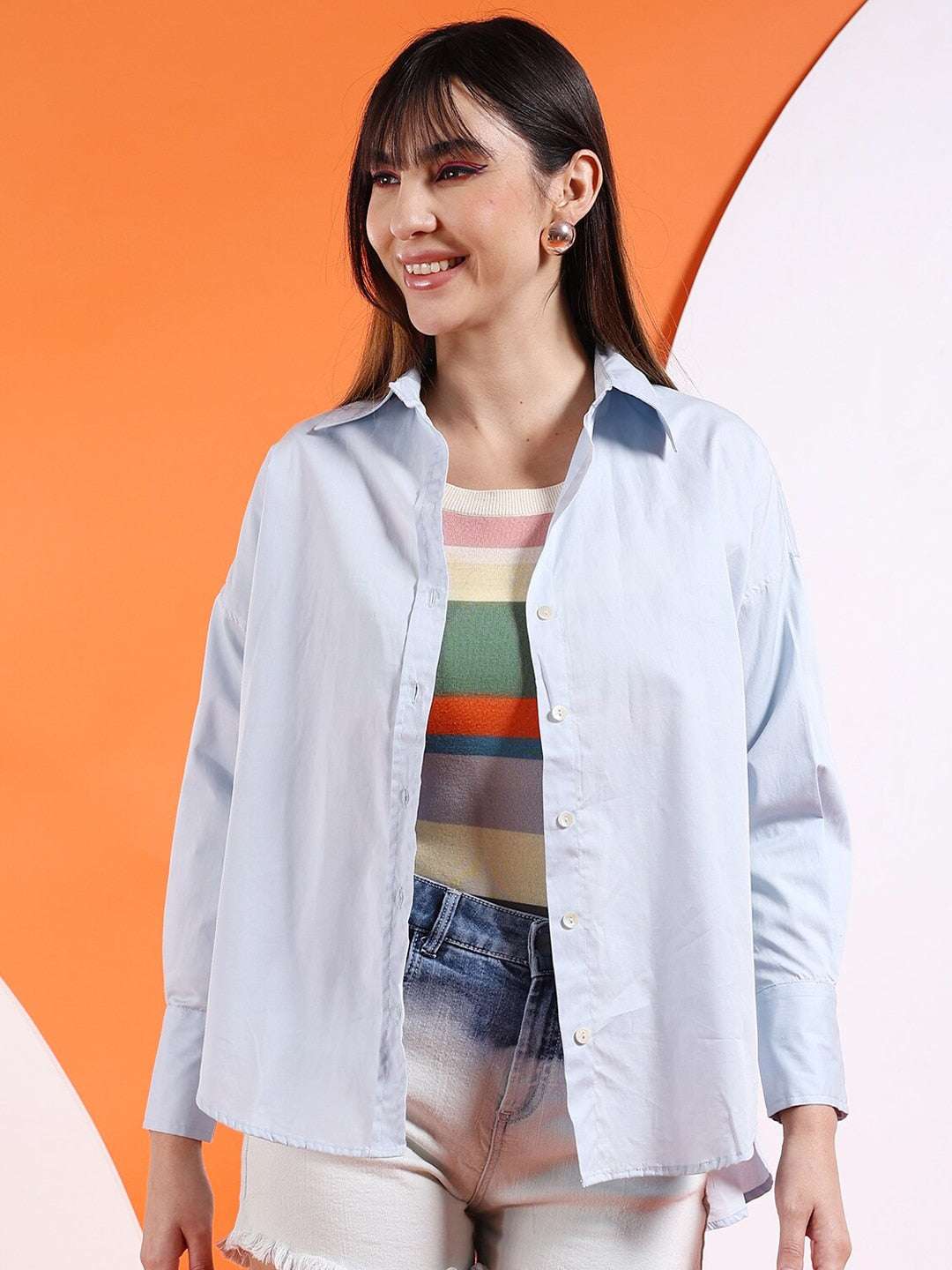 Women's Oversized Boyfriend Shirt