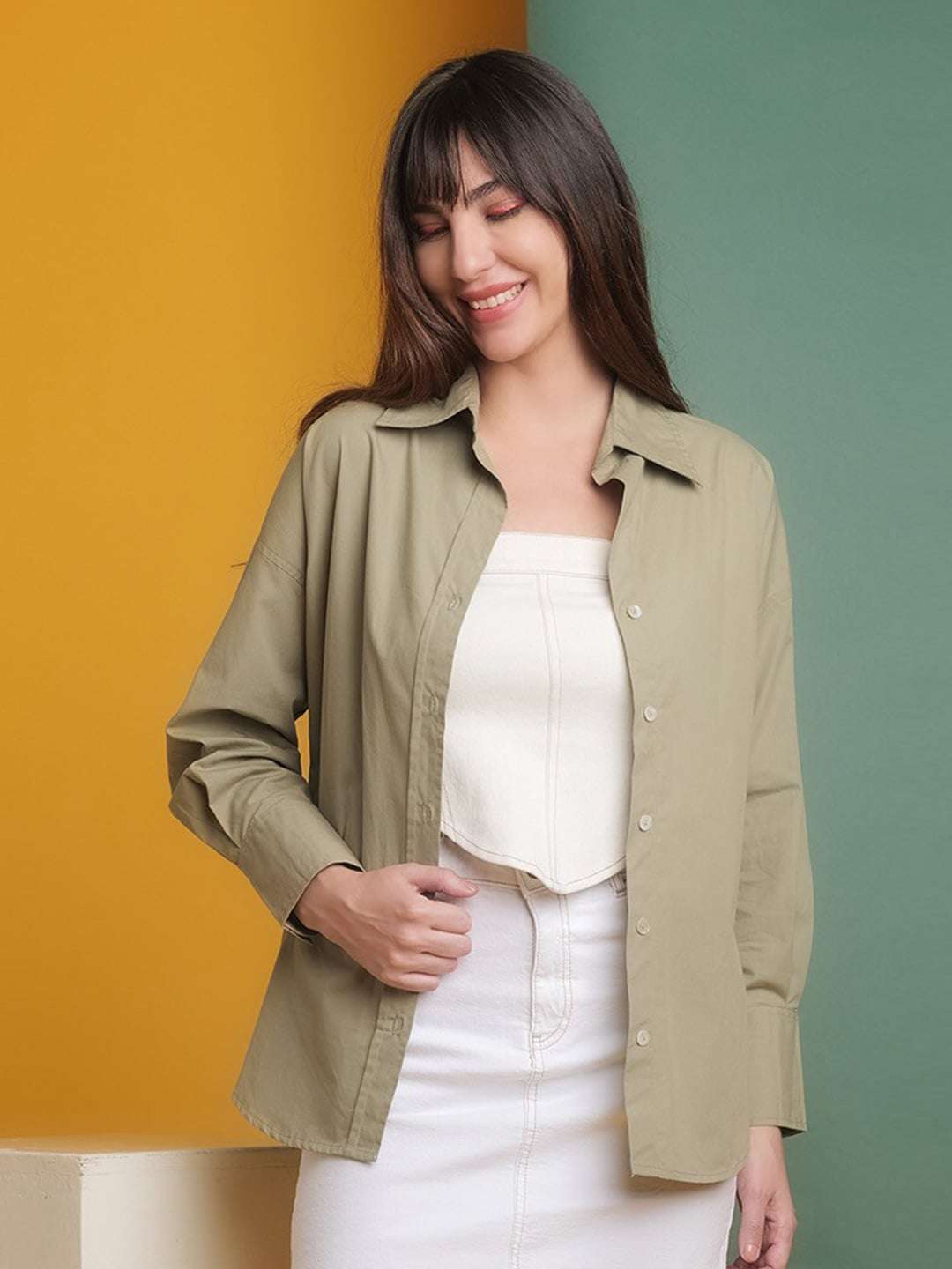 Women's Oversized Boyfriend Shirt