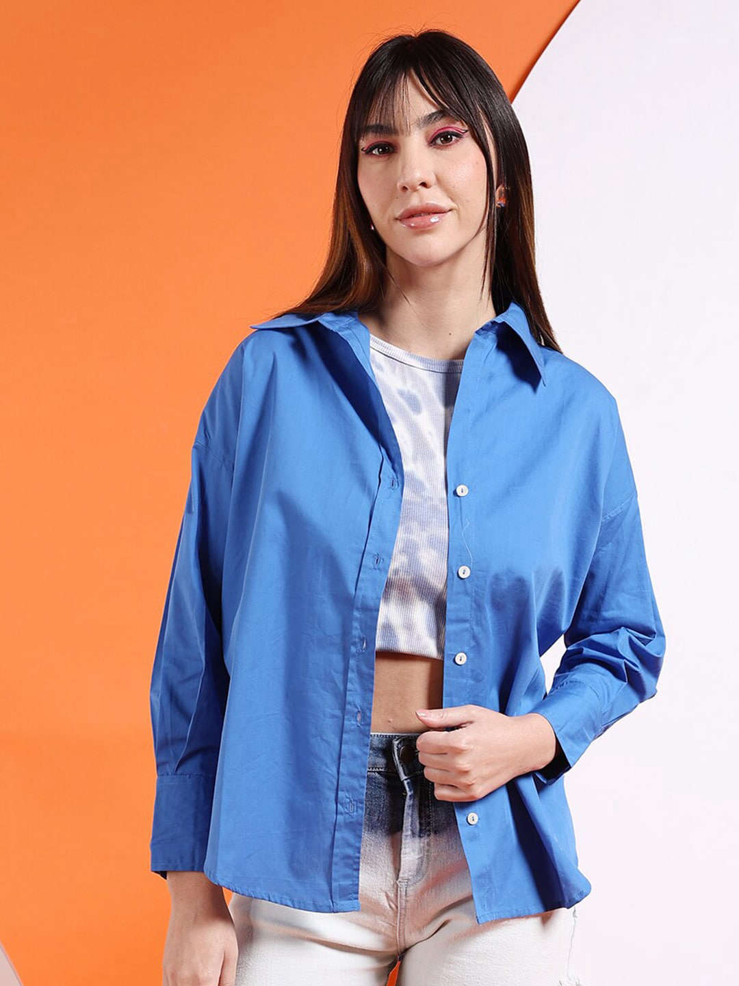 Women's Oversized Boyfriend Shirt