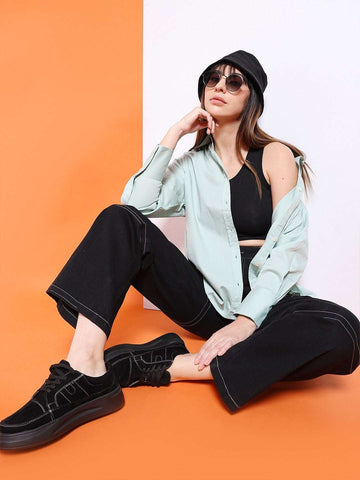 Women's Oversized Boyfriend Shirt